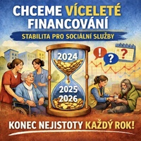 ZA VÍCELETÉ FINANCOVÁNÍ SOCIÁLNÍCH SLUŽEB